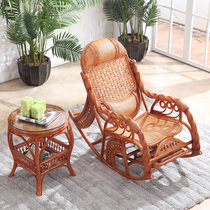 Akie rocking chair with a lounge chair summer casual lunch couch European style rocking chair single - person casual chair
