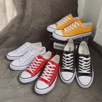 2020 spring canvas shoes mens shoes casual shoes mens Korean version of cloth shoes board shoes low tide shoes Joker small white shoes