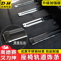 Applicable to the 15-22 mixed Odyssey seat track decoration strip of the Alice Gentlemen modified accessories threshold decoration strip