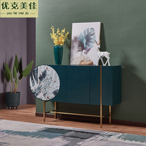 Light luxury entrance cabinet Decorative cabinet Entrance cabinet Simple modern home entrance hall cabinet Storage side cabinet