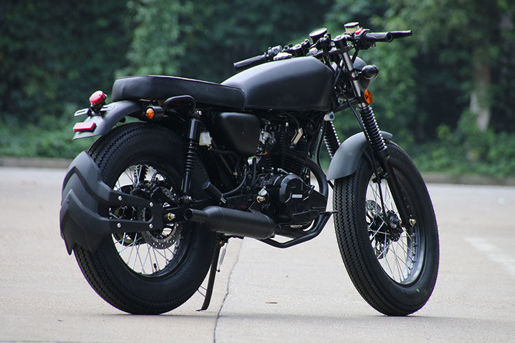 复古摩托车200cc街车跑车机车助力车可上牌燃油车国四摩托车