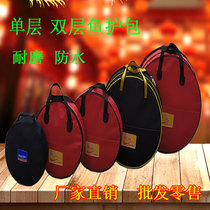 Fish bag round tote bag storage bag multifunctional fishing gear bag large waterproof thick new triple canvas