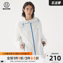 BEASTER Street Wear Little Devils Ghost Face Trend Even Cap Jacket Loose Handsome Jacket Man