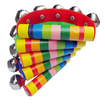 0-1 year old rattle 0 to 1 year old baby toy hand grab Bell baby soft glue 2-3 children wooden rattle