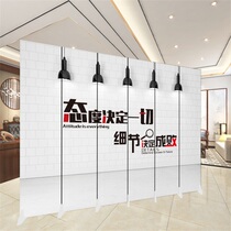 Custom screen partition wall living room shade bedroom decoration office simple modern folding mobile fabric folding screen