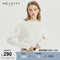 100%CASHMERE MECITY WOMENs straight casual long-sleeved half-turtleneck warm pullover Knitted sweater women