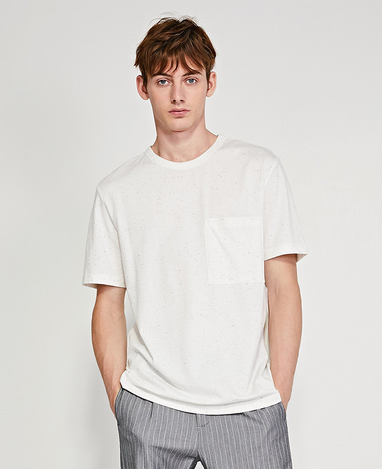 westlink西遇男装2018春季新款短袖t恤男圆领套头休闲打底上衣潮