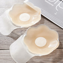 Chest sticker with female summer thin section Silicone Invisible large breasted poly-breasted Wedding Yarn Harness with anti-sweat Totella anti-bump milk paste