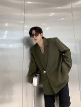 Ouyang Nana the same GVC lock suit 21 autumn and winter new wool high-quality oversize suit jacket