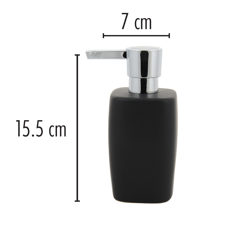 Fashionable sanitary contracted Spirella silk pury dumb face ceramic, black and white emulsion liquid bottle of hotel soap Milky Way