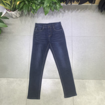 Mens jeans autumn and winter straight loose mens pants 2021 new casual long pants spring and autumn middle-aged dad