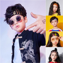 Fewer children hiphop Street Dance Niu gluten hair with trendy male and female hair band 100 hitch a street hip hop care personality headwear