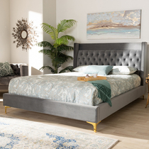 Light and luxurious bunk bed modern Nordic net red bed main sleeper 1 5 Double beds Inwind 1 8 m Soft bed