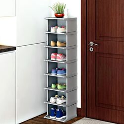 Vtical Shoe Rack Dustproof Shoe Cabinet Easy Assembly Shoe