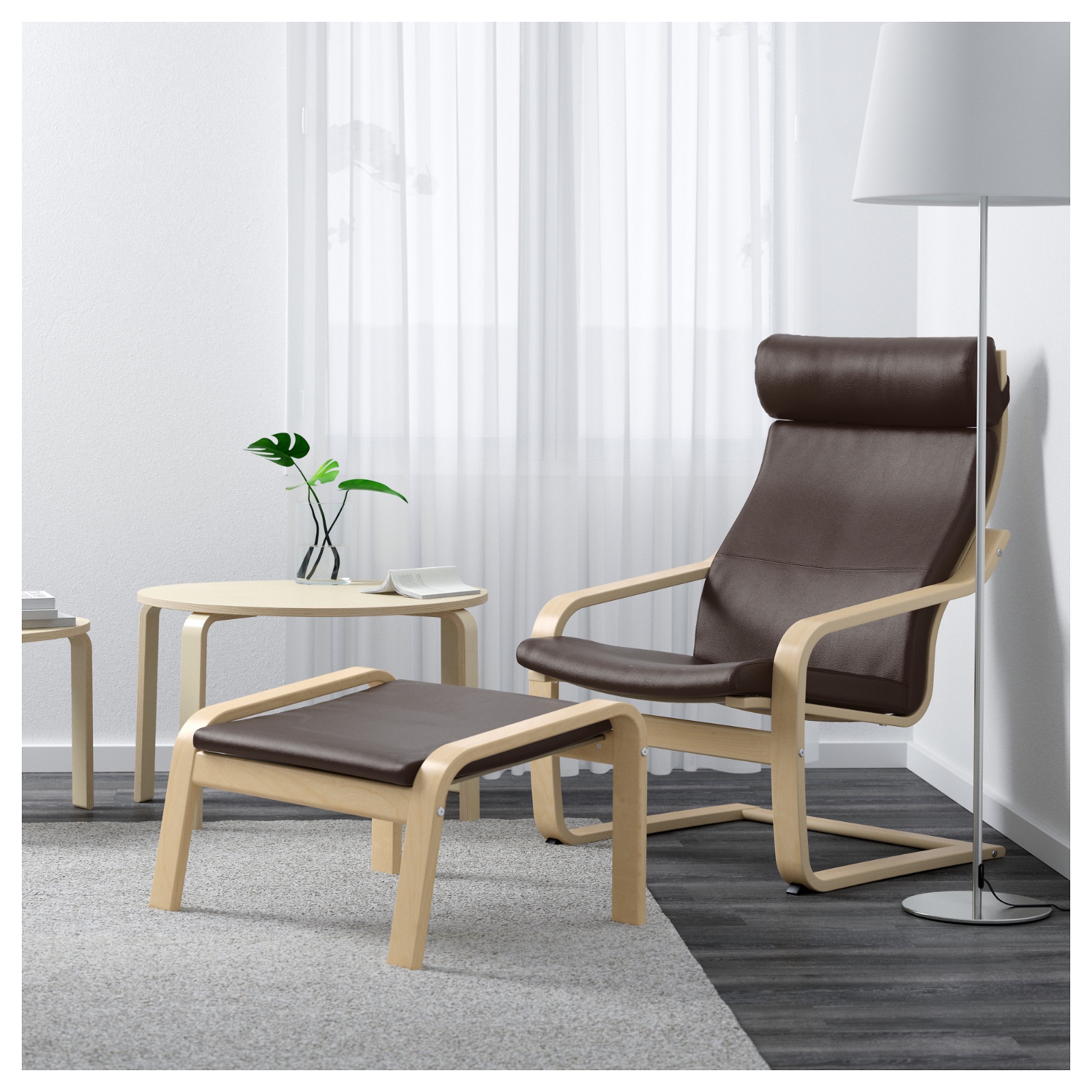 扶手椅,这款椅子的原型出自芬兰设计巨匠阿尔瓦·阿尔托的名作paimio