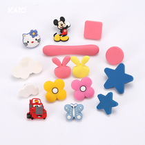 German KABO childrens room cabinet door handle Drawer Wardrobe small handle cabinet cute cartoon handle soft glue handle