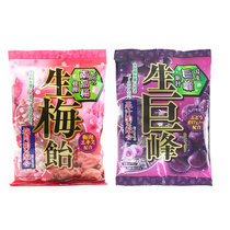 Japanese imported snacks RIBON raw plum plum meat sandwich candy raw giant grape sandwich candy