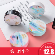 Companion box Korean cute little fresh girl heart contact lens set Creative eye-shaped automatic contact lens box