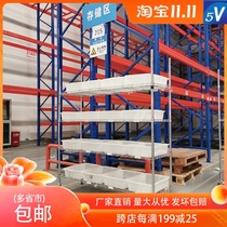 Logistics warehouse with truck E-Commerce sorting car storage rack tally cart delivery truck