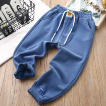 Boy pants 2022 new sports CUHK Tong Chun Autumn Leisure Pants Boy Tide Polo Pants Cotton