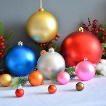 Custom Christmas ball Christmas ball decoration hanging ball Large matte ball 12cm-50cm scene decoration arrangement