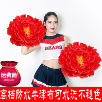 Dance flower ball cheerleading team hand holding cloth flower square dance hand flower student sports meeting props National Day wrist flower floral headdress
