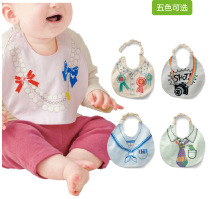 Baby bib Baby bib Cotton saliva towel bib Cotton newborn children rice pocket bib Cotton small bib