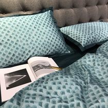 High end custom 80 horse cotton cotton four-piece digital printed tribute satin quilt cover sheets 1 8m bedding