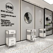 Hairdressing shop tool cabinet hair salon special tool desk hairdressing shop tool cart drawer type mirror table cabinet small hair cutting Cabinet