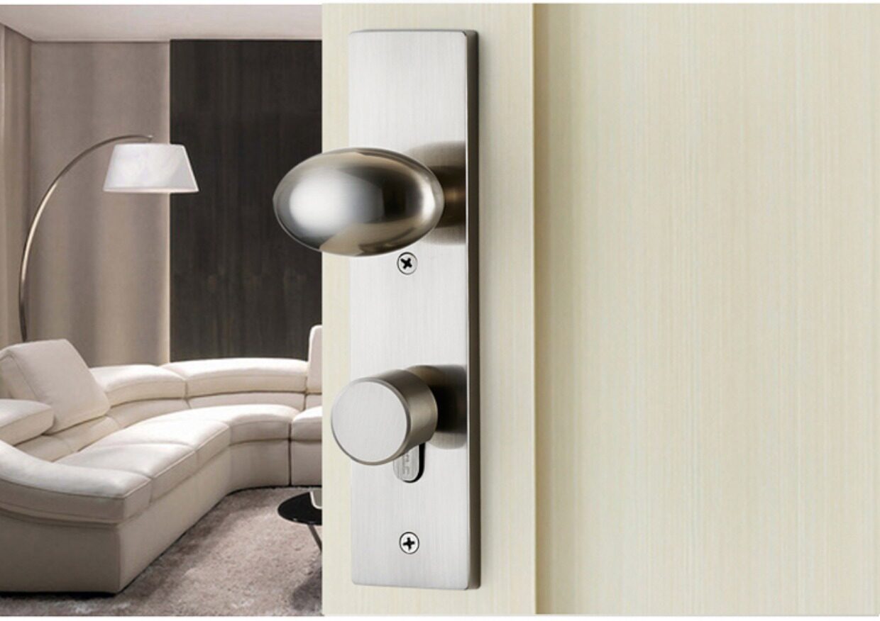 德国klc黑色隐形门锁现代简约风格室内单面暗门锁背景墙隐形门锁