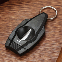 Cigar V scissors sharp knife edge travel portable black Cigar scissors personalized cigar tongs open cigar knife V-shaped scissors