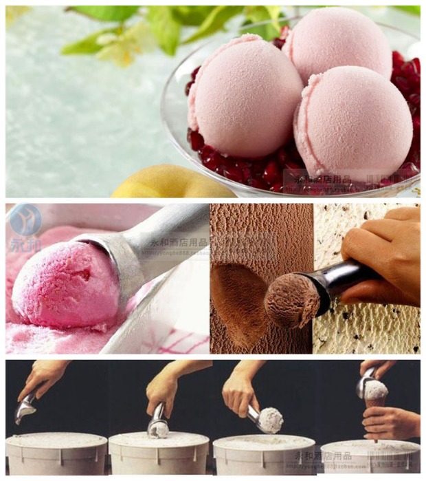 冰淇淋挖球器 商用哈根达斯自融式雪糕勺子 冰激凌西瓜水果挖球勺