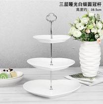 Antique fruit plate Living room cake rack Candy plate Nordic French Porcelain buffet bar Light luxury home tableware