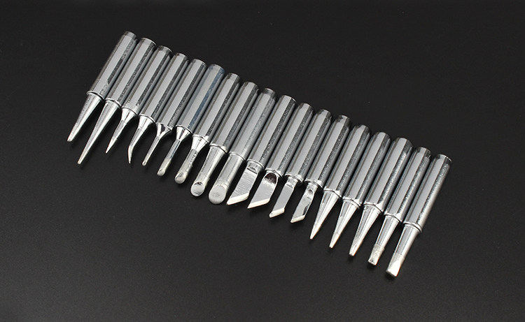 优质无铅环保烙铁头刀头k咀斜口尖头弯头936白光电焊台通用900m