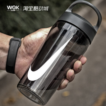 NIKE sports water cup Mens and womens running water bottle Portable outdoor large capacity kettle Gym Nike cup