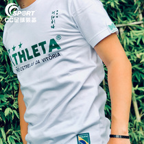 ATHLETA round neck white short-sleeved shoes mens joint football tide brand short-sleeved mens summer sports casual T-shirt