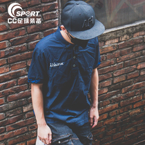 ATHLETA LAPEL POLO SHIRT BREATHABLE casual sports short-sleeved T-shirt summer trend LOOSE top REI1050