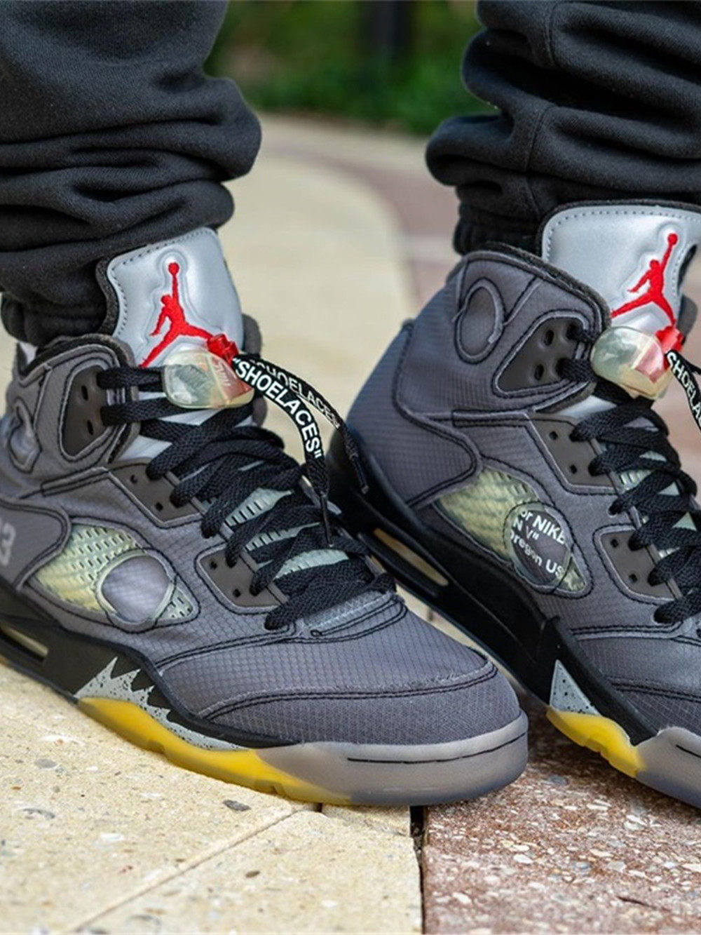 ow联名aj5解构蝉翼半透明-旅行君