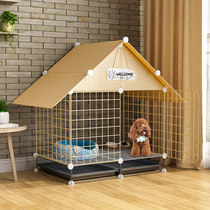 Dog cage small dog home with toilet separation Villa Corky Teddy Bome indoor pet nest dog fence