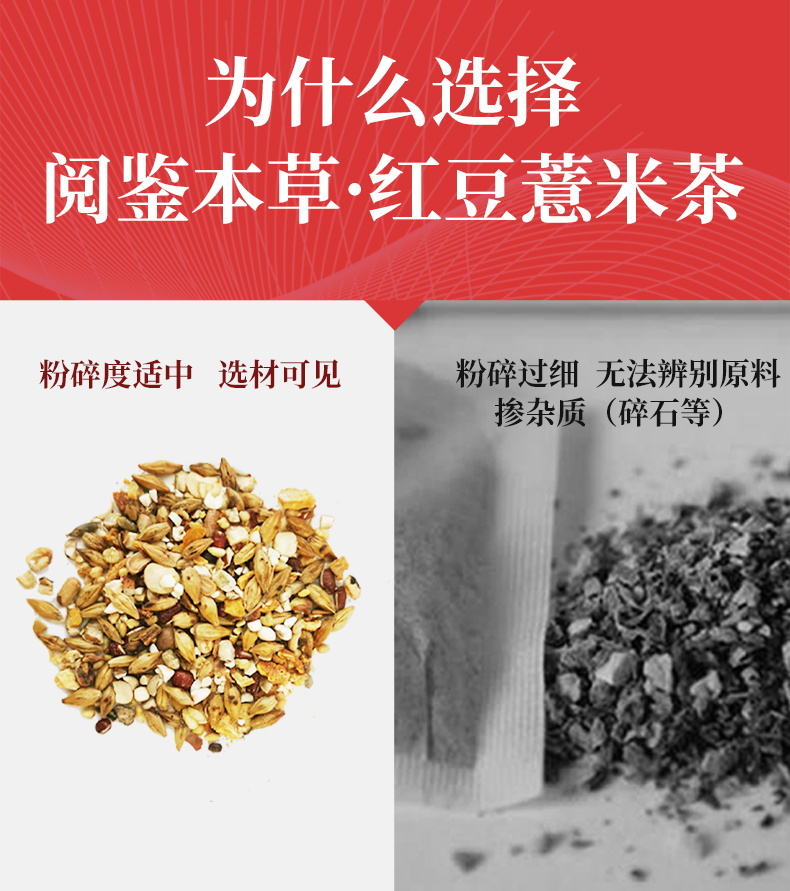 阅鉴本草红豆薏米茶芡实茶湿气茶