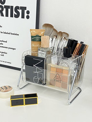 Storage box dormitory goodies desktop dresser cosmetics ins style acrylic storage rack stationery storage artifact