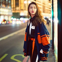 SANDRO MOCOLONI autumn winter new Qi Wei Tongan Lazy Knit Cardiovert with long loose jacket