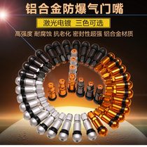 Car tire explosion-proof valve mouth valve mouth Aluminum alloy stainless steel vacuum mouth inflatable mouth Auto repair universal type