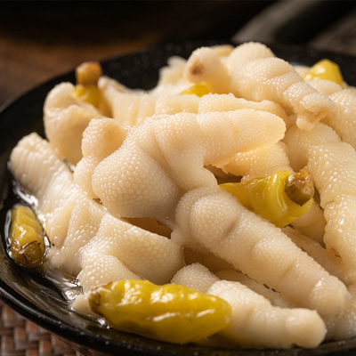 椒盐记泡椒凤爪无骨鸡爪200g