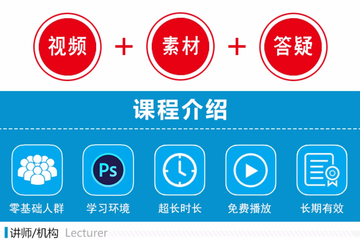 PS教程 Photoshop CC2017全套入门到精通零