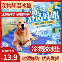 French bucket cooling ice pad artifact Pet dog starling Corgi Ying Bucket Cat summer sleep anti-heat ice bag bite-resistant