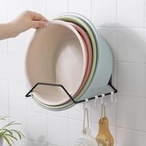 Sticky hook dormitory female door behind the student glass rack Towel bar finishing rack Wall small shelf Wall-mounted adhesive face