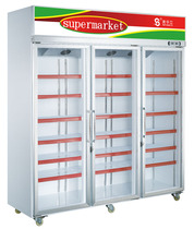 Ohuali SA-1860LP3 medicine cool cabinet refrigerated pharmacy display cabinet vertical three-door shopping mall display cabinet