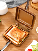 Cast iron sandwich toast bread mold outdoor double-sided Japanese pot with aluminum alloy non-stick baking tray mold breakfast