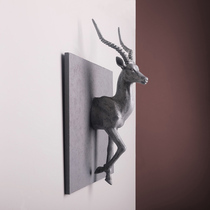 Nordic Deer Mountain sheep ornaments wall ornaments wall ornaments wall hanging retro European creative animal wall accessories